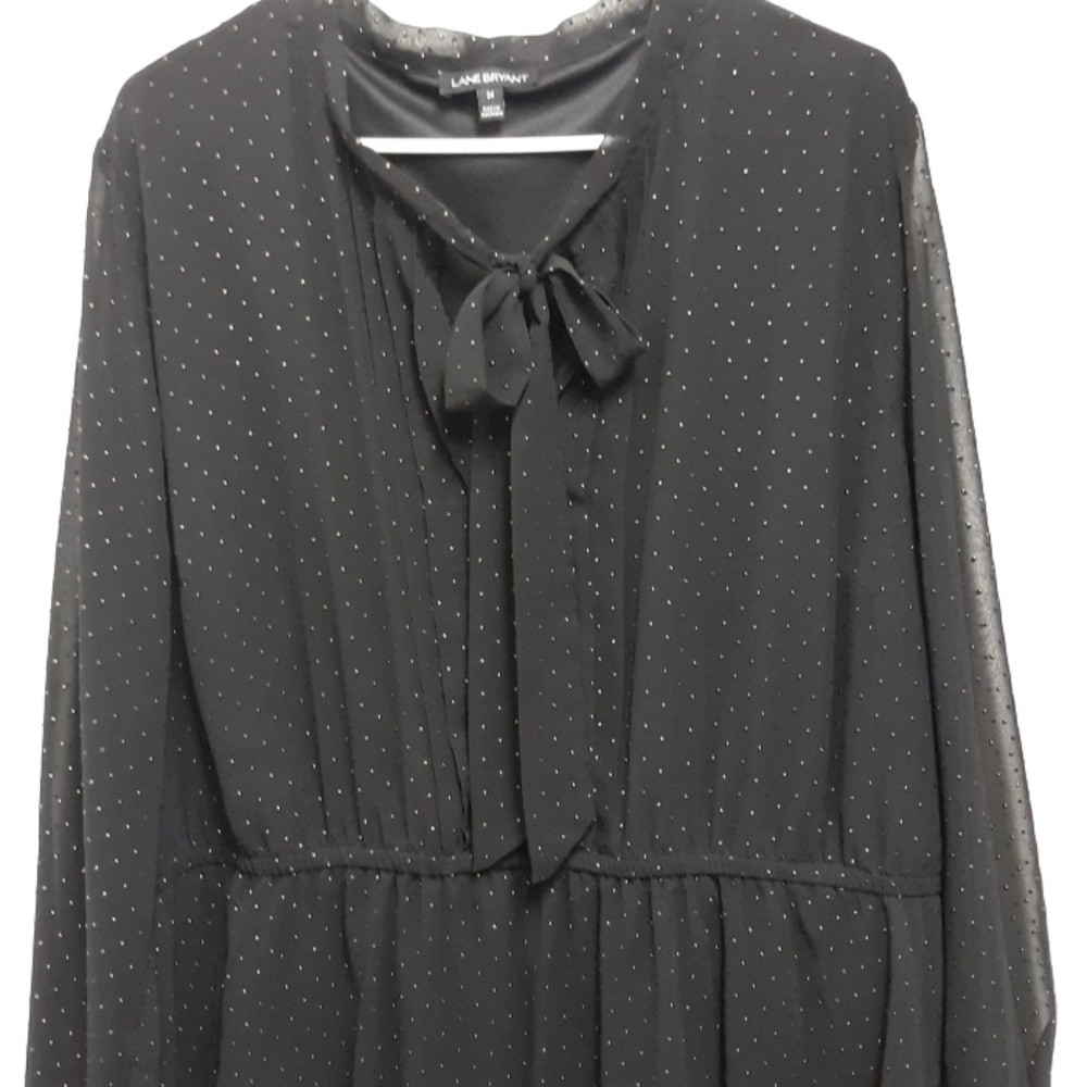 Beautiful tiered ruffle black dress